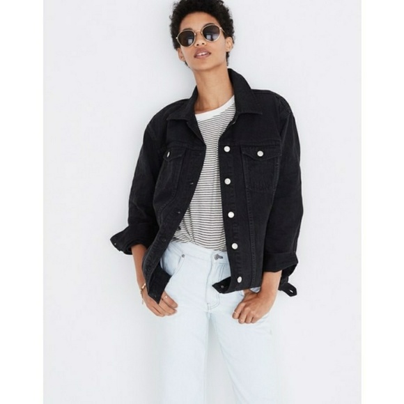 madewell black jean jacket